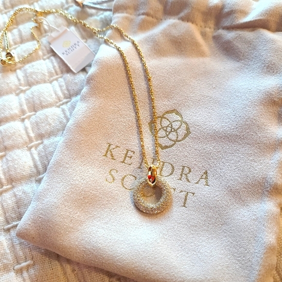 Kendra Scott Mikki Pave Pendant - Picture 1 of 4